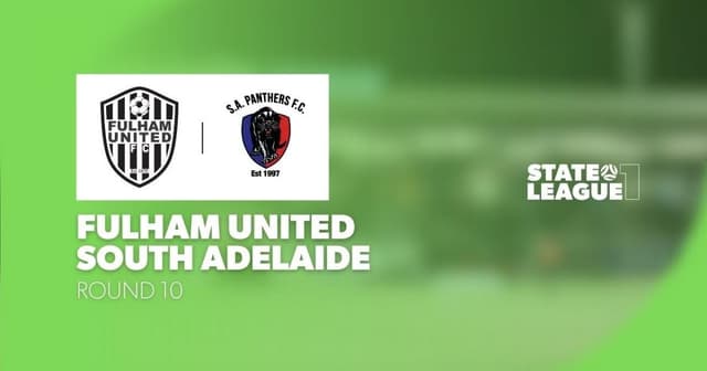 Fulham United - South Adelaide Panthers